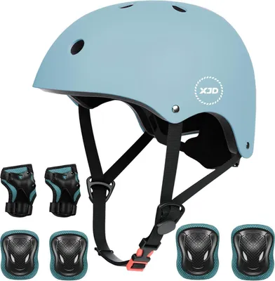 Produktbild von XJD Kinder Jugend Fahrradhelm Multisport Kinderhelm  M 55-57 cm Dusty Blau