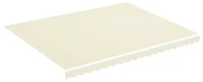 Image de vidaXL Toile de store Crème 4,5x3,5 m