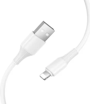 Produktbild von USB-C-auf-Lightning-Kabel Hoco PD 27 W, 1 m, X120, weiß