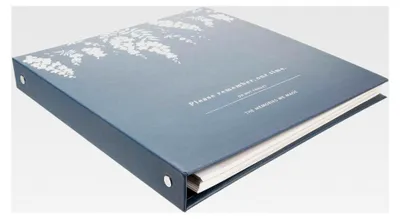 Produktbild von Sammelalbum für Trockenblumen mit loseblättrigem Design