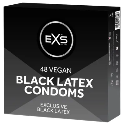 Productafbeelding van EXS Black - zwarte condooms (48 stuks)