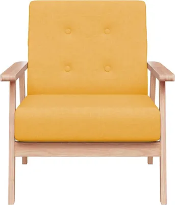 Produktbild von vidaXL Sessel Gelb Stoff