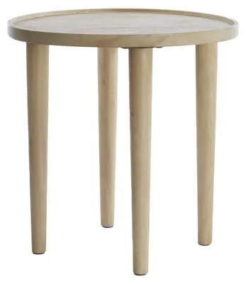 Obrázek produktu pro Příruční stolek Light & Living QIANO z přírodního mangového dřeva - Ø49x49 cm