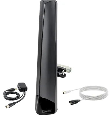 Produktbild von Außenantenne DVB-T2 UHF VHF DAB+ aktiv