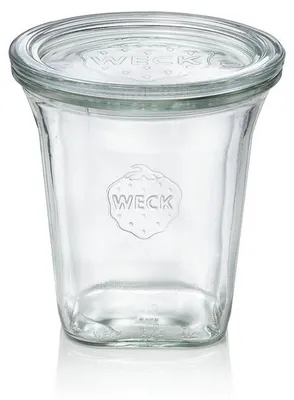 Obrázok produktu pre 6x sklenená nádoba Weck Quadro s viečkom Quadro 545 ml