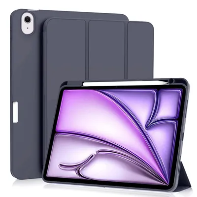 Zdjęcie produktu dla Techsuit Etui z uchwytem rysik iPad Air 11 (2024) - Tamvo niebieskie