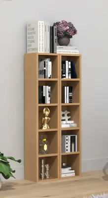 Produktbild von VCM Holz CD DVD Stand Aufbewahrung Standregal Bücherregal Deko Regal Megosa S