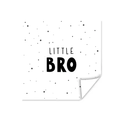 Produktbild von MuchoWow® Poster Sprichwörter - Kind - Jungen - Kleiner Bruder - Zitate 50x50 cm - Wohnzimmerdekoration