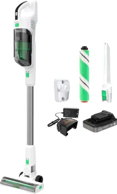 Produktbild von Black & Decker REVSV18D1HF-QW Stabstaubsauger/Elektrischer Besen 2-in-1-Stabstaubsauger Akku Trocken Beutellos 0,5 l 36 W Grün, Weiß 2 Ah