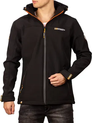 Produktbild von Geographical Norway Herren Softshell Jacke Takeaway, Schwarz, Größe M