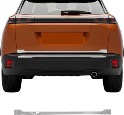 Image de Garniture de Hayon Coffre pour Peugeot 2008 II 2019-2025 acier inox