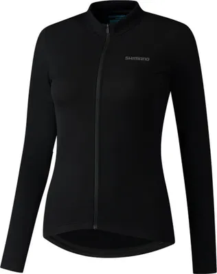 Produktbild von Shimano Woman's   ELEMENT Long Sleeve Jersey, black