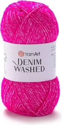 Zdjęcie produktu dla Yarn Art Denim Washed 903 Fuchsia Przędza dziewiarska