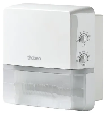 Produktbild von Theben Bewegungsmelder Wandmontage, 180°, 14 m, weiß, 1 Stk.