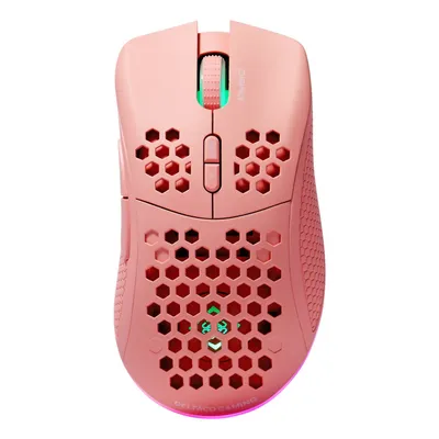 Produktbild von Deltaco PM80 Gaming Maus Wireless ultraleicht RGB pink