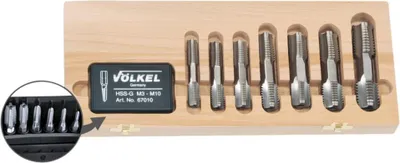 Obrázok produktu pre VÖLKEL Súprava ručných závitníkov HexTap M3-M20 - 48601