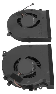 Image de Ventilateur de refroidissement pour ordinateur portable, 4 broches – Ventilateur de remplacement pour Razer Blade 15 (RZ09?0369A, RZ09?0369, RZ09?0369AE22) – Ventilateur de refroidissement CPU et GPU 5 V CC