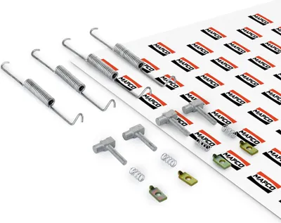 Produktbild von MAPCO Zubehörsatz Bremsbacken 9990 Vorne für TRABANT P 601 Limousine