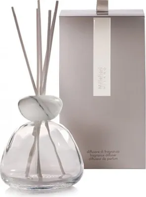 Image de Diffuseur d'arômes en marbre capuchon blanc 400 ml