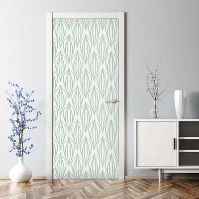 Produktbild von Dekorative Türtapete selbstklebend Türposter Tapete Türaufkleber Geometrische Vintage 85 x 200 cm
