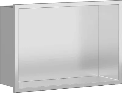 Image de vidaXL Cabine de douche argentée 30 x 20 x 9,5 cm en acier inoxydable