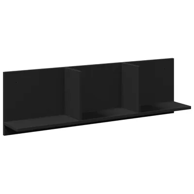 Obrázek produktu pro vidaXL Nástěnná skříň 100x16,5x30 cm černá materiál na bázi dřeva