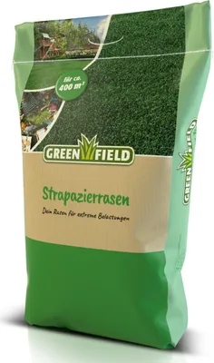 Produktbild von Greenfield Strapazierrasen (10 kg) | Rasensamen von Feldsaaten Freudenberger