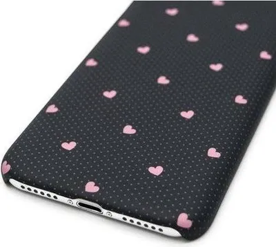 Produktbild von i-Paint Sweety, Cover, Apple, iPhone 7, 11,9 cm (4.7"), Schwarz, Pink