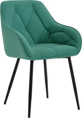 Produktbild von WOLTU Esszimmerstuhl, ergonomischer Sessel, aus Samt, Metallbeine : Türkis 1 Farbe: Türkis Stückzahl: 1