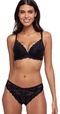 Productafbeelding van Dorina Push-Up BH Angie – Met kantdetails, afneembare vulling en beugels