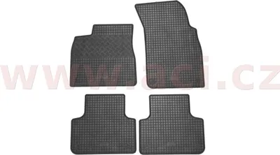 Obrázok produktu pre gumové rohože čierne (sada 4 ks) 0386X12