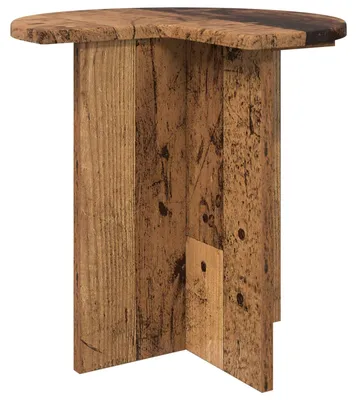 Obrázek produktu pro vidaXL Odkládací stolek s úložným prostorem z recyklovaného dřeva, Ø 39 x 38 cm, dřevotřísková deska
