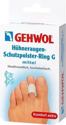 Produktbild von GEHWOL Hühneraugen-Schutzpolster-Ring G mittel 3St PZN 01209156
