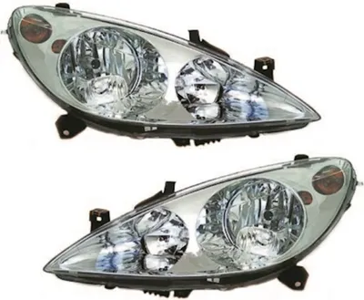 Produktbild von TYC Scheinwerfer Set für Peugeot 307 8/2000-6/2005 H1 H7 LWR Stellmotor Halogen