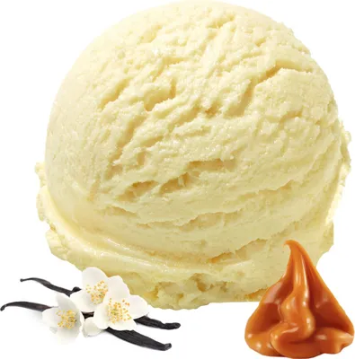 Image de Glace vanille caramel en poudre 333 g