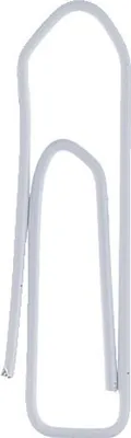 Produktbild von Alco Briefklammer Metall farbig lackiert 26mm weiß 500 Stück