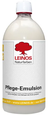 Produktbild von LEINOS Pflege-Emulsion 1 l für geölte & gewachste Flächen, seidiger Glanz