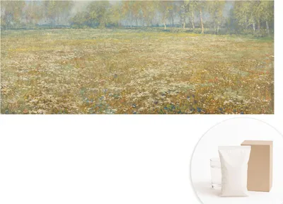 Zdjęcie produktu dla Samoprzylepna fototapeta - obrazy ścienne do salonu - 208x146 cm - dekoracyjna folia ścienna - nowoczesny wzór do dekoracji ścian - tapety do wnętrz - kwitnące pole