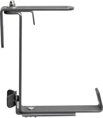 Produktbild von elho® Balkonkastenhalter Universal Living schwarz max 25 kg im 2er Pack - Metall