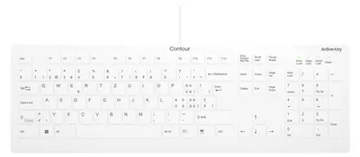 Immagine prodotto di Contour ACTIVE KEY MTA AK-C8112 Corded DE-Layout weiß