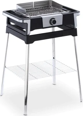 Produktbild von Severin SENOA DigitalBOOST S PG 8118 schwarzsilber Elektrogrill Tischgrill Grill Standgrill Barbecue Grill