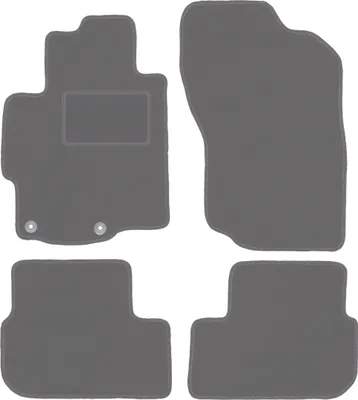 Produktbild von Graphit-Fußmatten für: Mitsubishi Lancer VIII CY Limousine, Sportback (2007-2016)