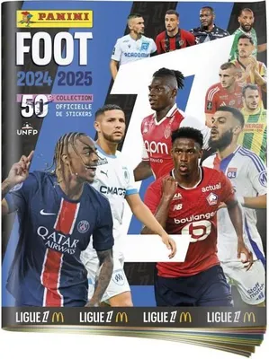 Image de Starter Pack PANINI Foot Ligue 1 2024-2025 McDonald's, Album + 2 Pochettes dont 1 Offerte, 21 Stickers