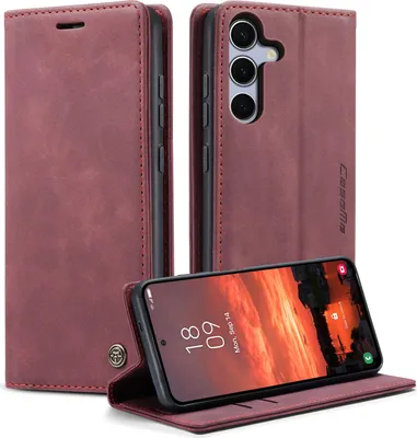 Produktbild von Samsung Galaxy S25 FE Hülle - CaseMe 013 Klapphülle - Bordeaux