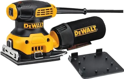 Produktbild von DeWALT DWE6411, Schwingschleifer, Schwarz, Gelb, 14000 OPM, 93 dB, 82 dB, 4 m/s²