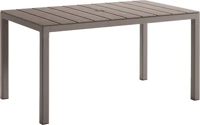 Image de Table de jardin en plastique Leziter Tulsa, couleur cappuccino