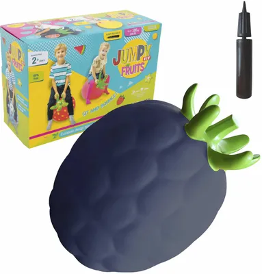 Image de Gerardo´s Toys JUMPY FRUITS Blackberry (Hüpfball, für draußen und drinnen)