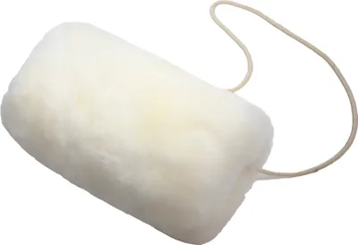 Produktbild von Lammfell Hand Muff NW mit Umhängeband Weiß