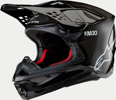 Zdjęcie produktu dla Kask motocrossowy Alpinestars Sm10 Solid Carbo Rozmiar: L