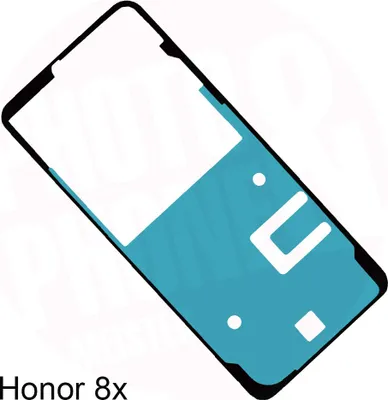Produktbild von Huawei Honor 8x Akkudeckel Klebefolie Kleber Backcover Batterie Rahmen Neu
